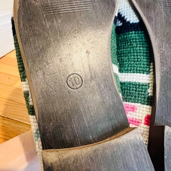 By Paige Anchor Needlepoint Loafers Size 10 - Picture 12 of 16